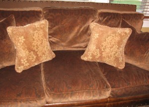 Sofa Drink Holder on Our Crafty Home   Sofa Pillows