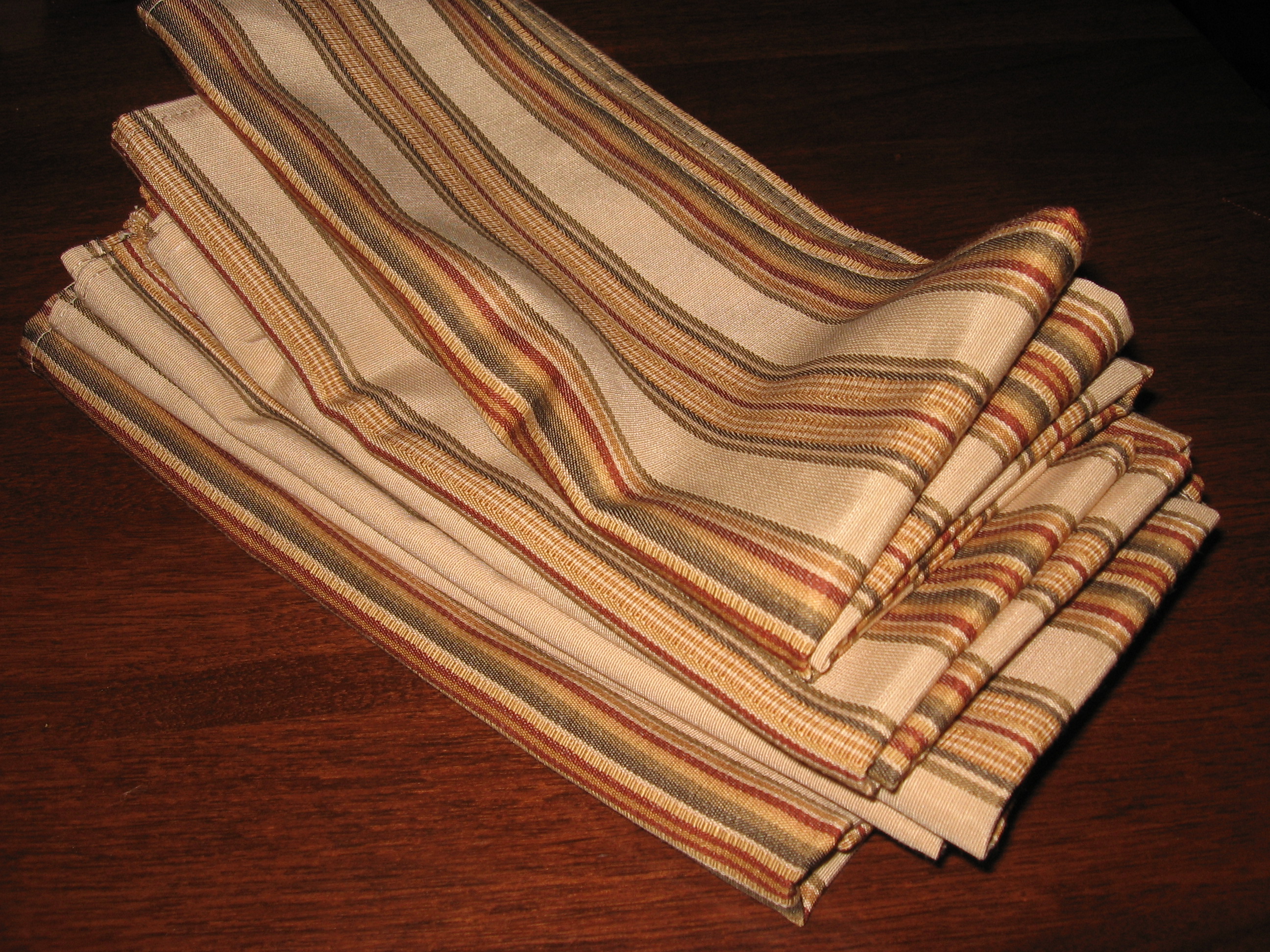 Striped Napkins