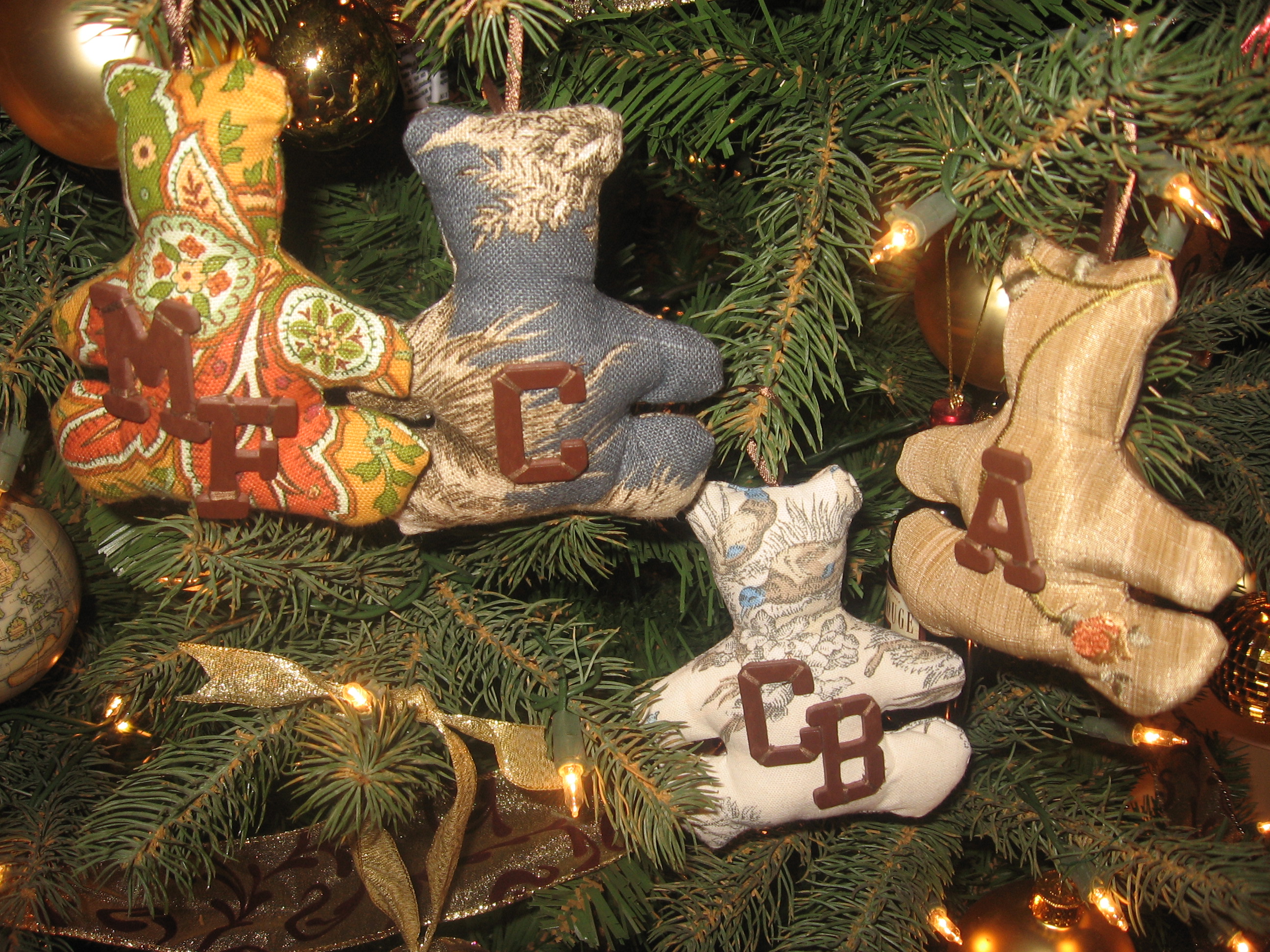 Teddy Bears Christmas Ornaments!