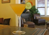 Cucumber Pear Martini - Featured